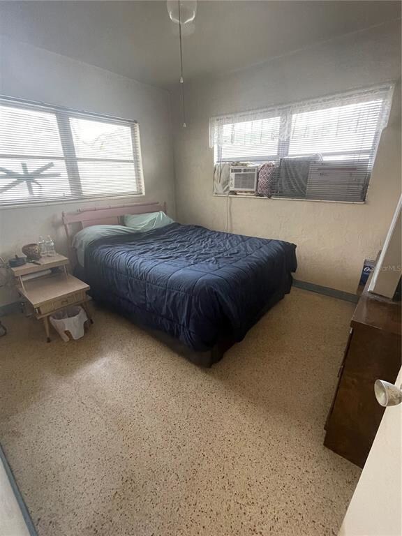 Larger of the 2 bedrooms.