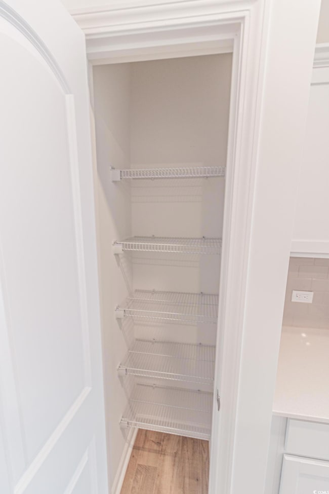 View of storage area