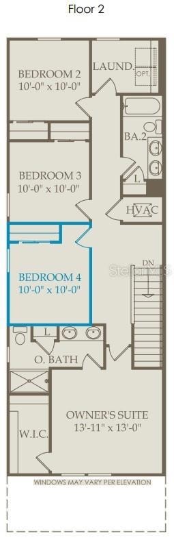 Floor Plan - Floor Two
