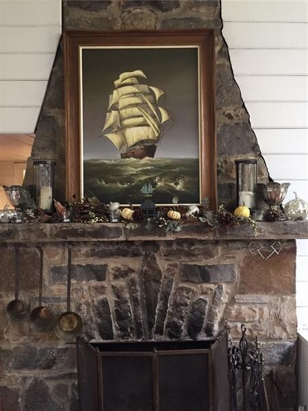 Wood Burning Living Room FP