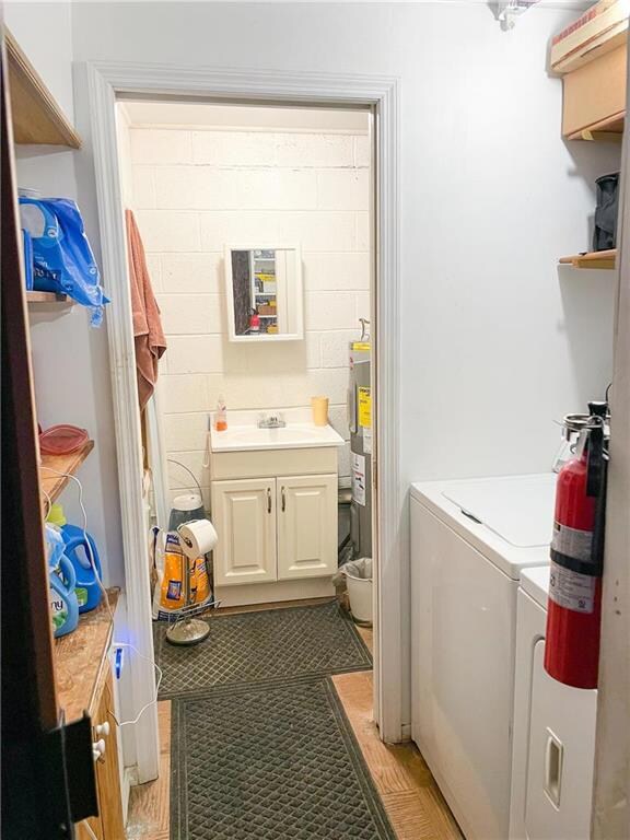Laundry Area and half Bath