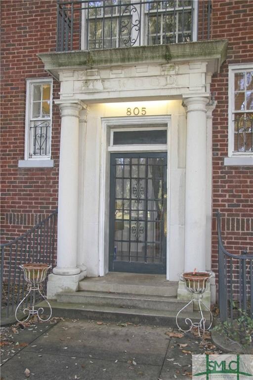 Stunning Entrance to Units.