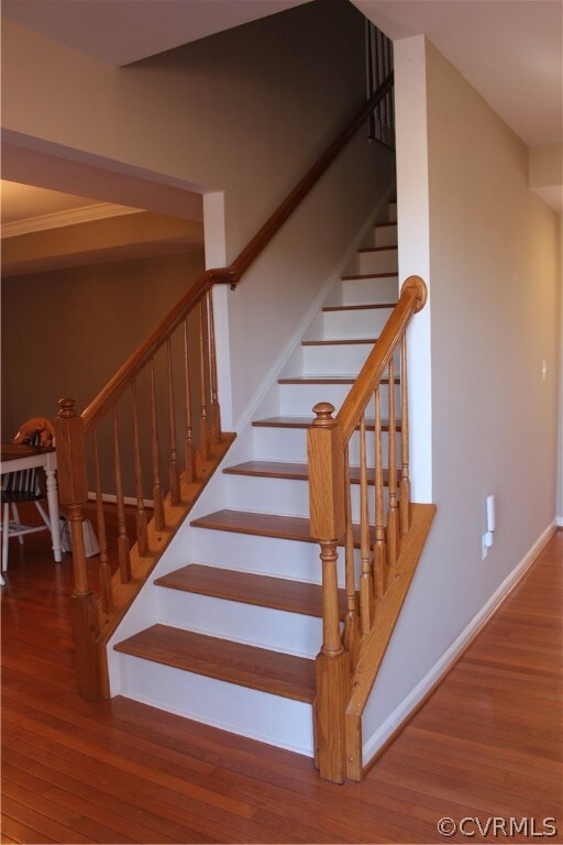 Stairs to second floor to  bedrooms