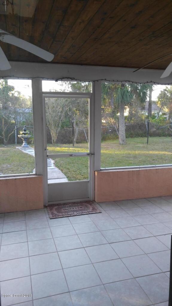 Back screened porch