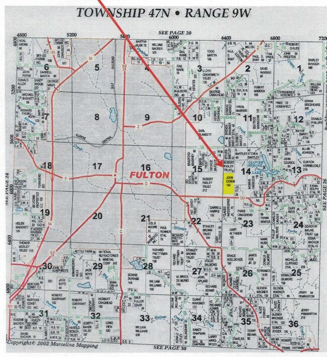 Plat - 70 acres, Hwy UU Callaway County