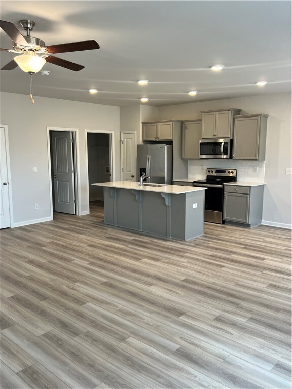 open concept kitchen