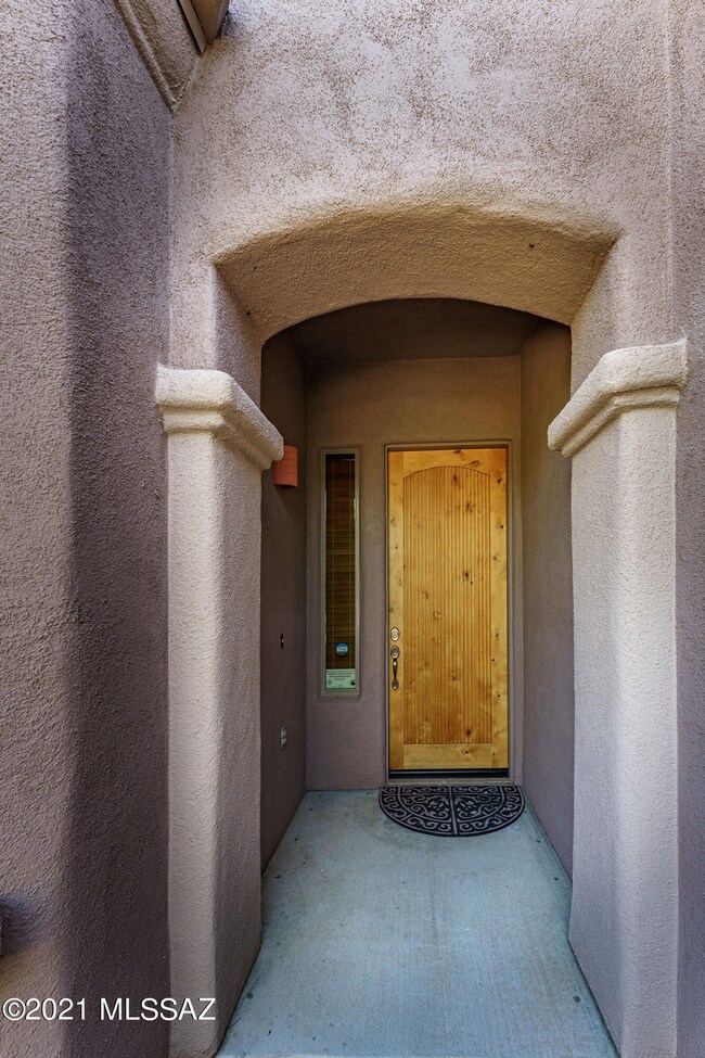 Covered front entry