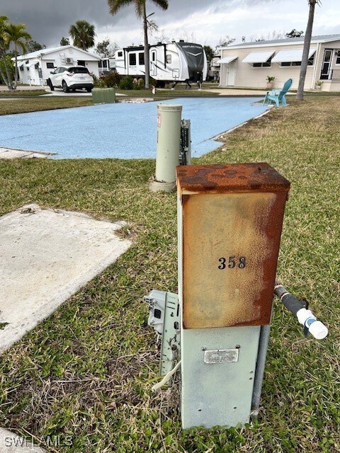 View of Electrical box needs repair