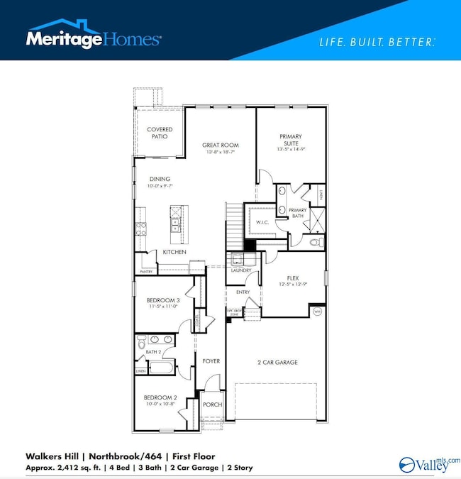 2412 sqft 4 Beds, 3 Baths MOVE IN READY IN JUNE!