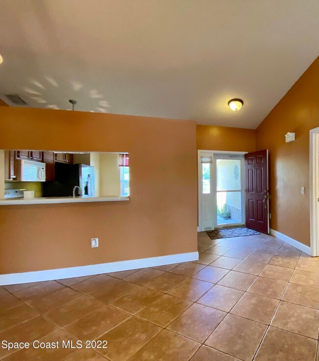 View back to front door