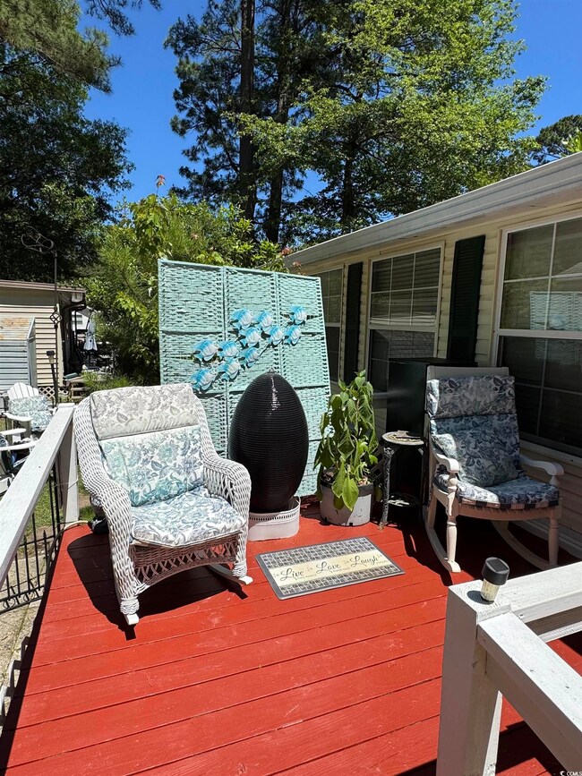 View of deck