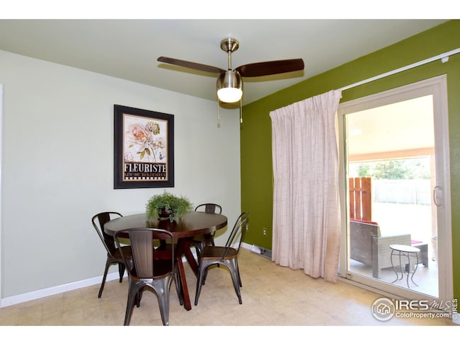 Dining Area leads to Covered Patio