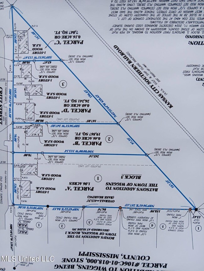 New lot lines N Critz