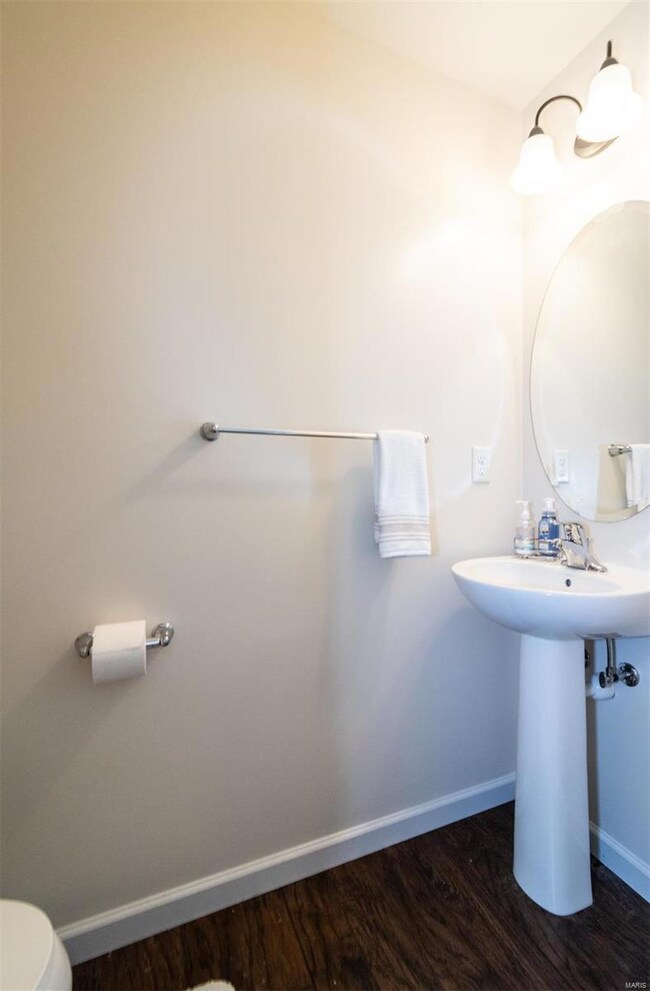 Main floor half bath