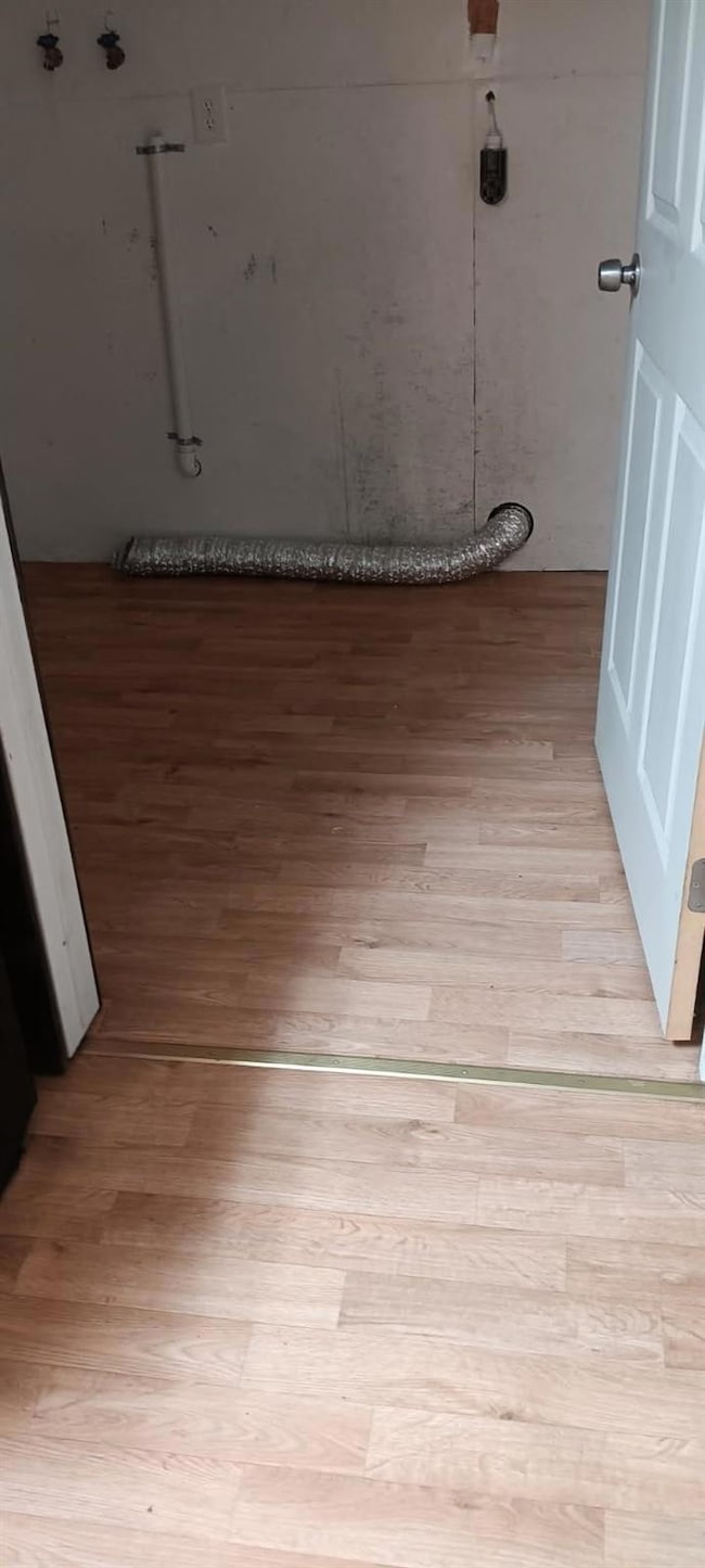 Interior details with wood finished floors