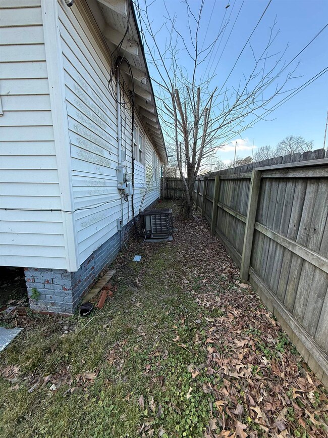 View of yard featuring central AC