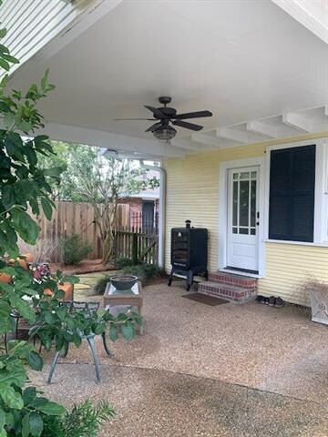 Rear porch