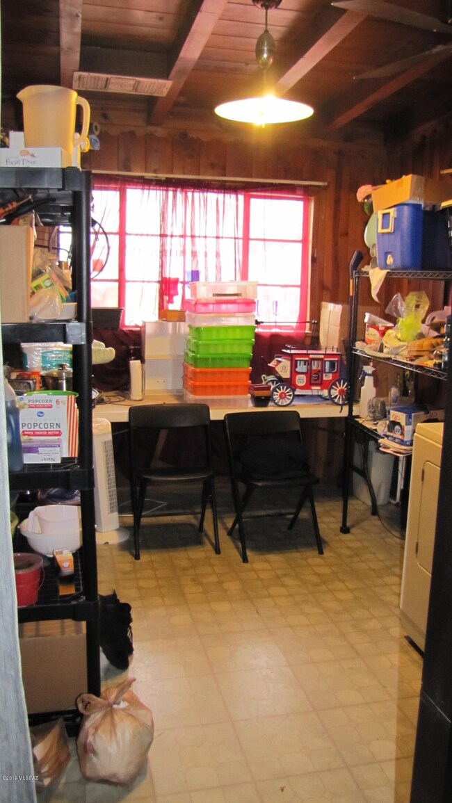 extra storage area off of kitchen