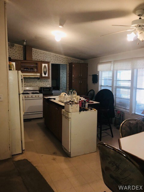 Kitchen view from living roo
