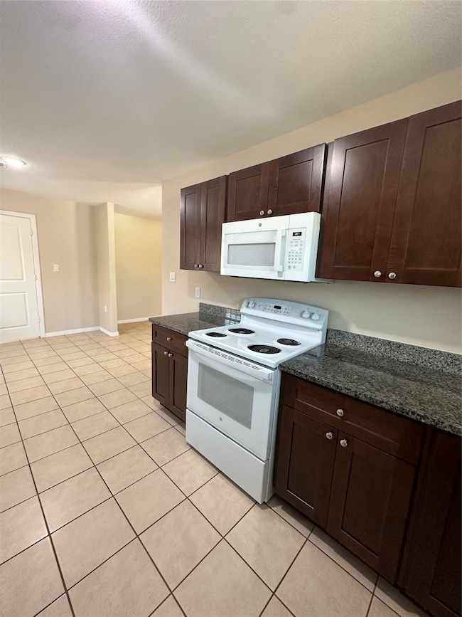 Built in microwave and generous counter space.