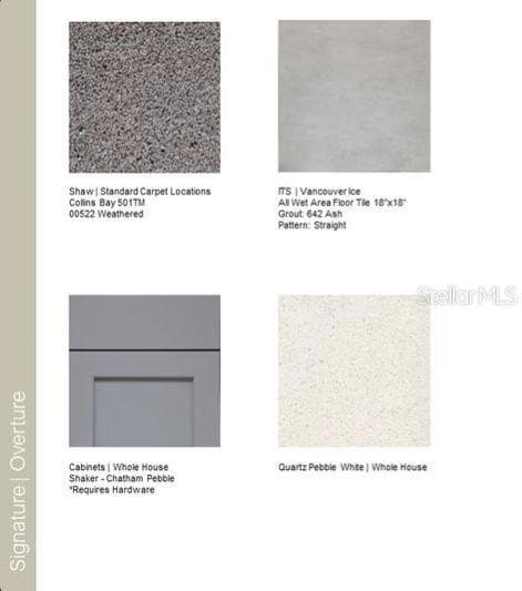 Design Selections ~ Home is under construction, selections are subject to change