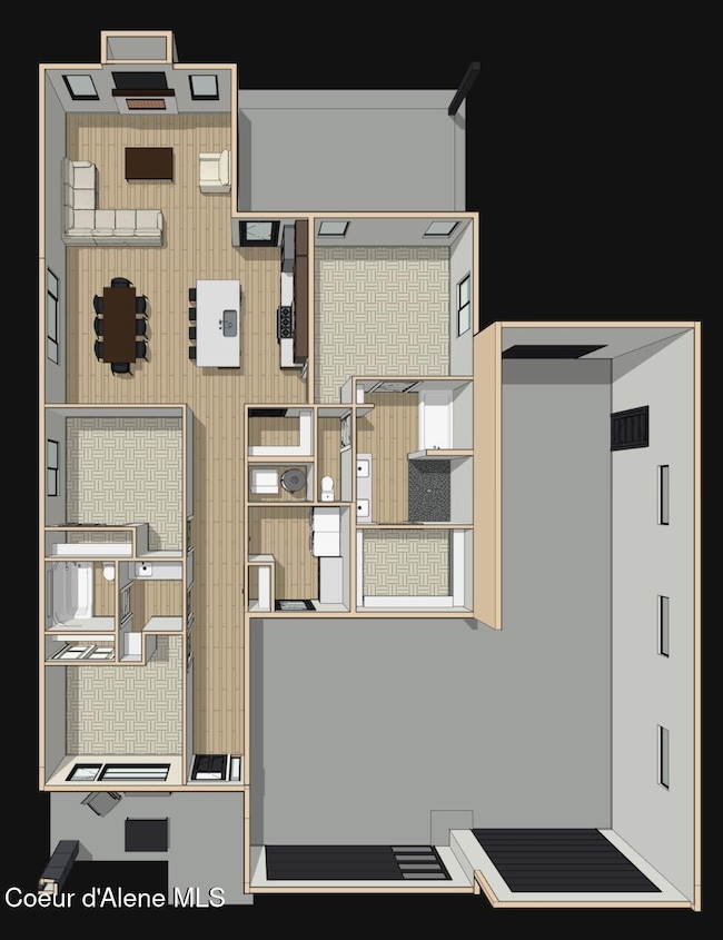 3 Salem 3D floor plan