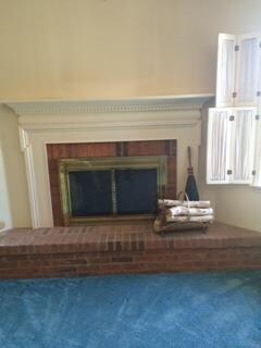 In living room