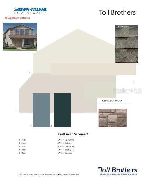 Exterior color selection