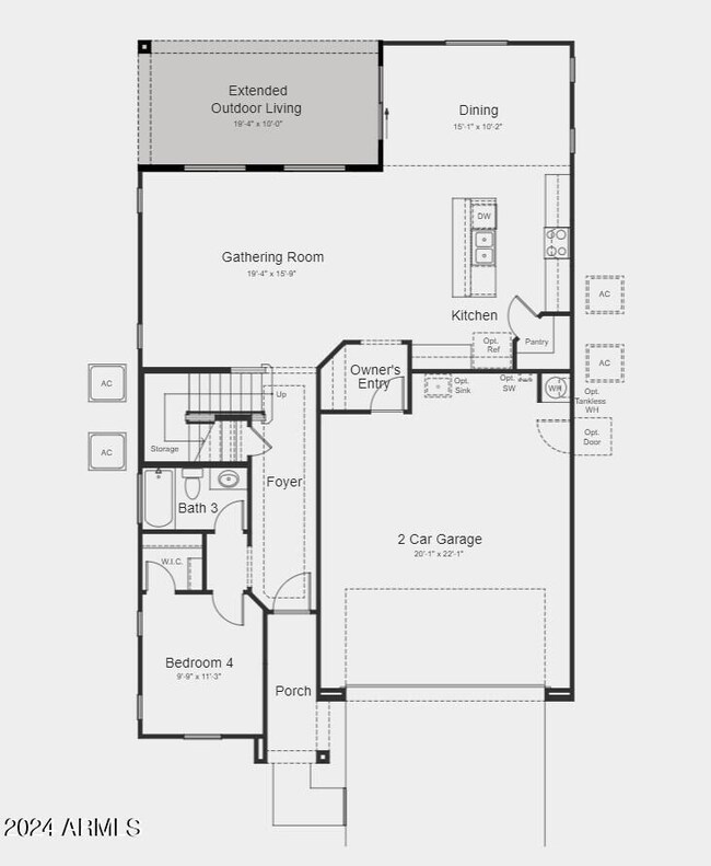 Floor plan level 1