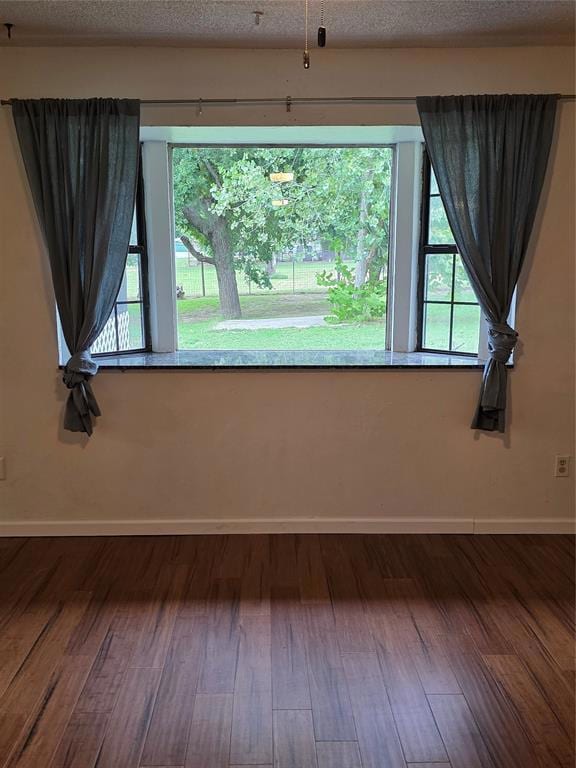 Bay window in living room