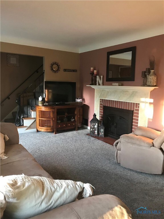 Wood Burning Fireplace!