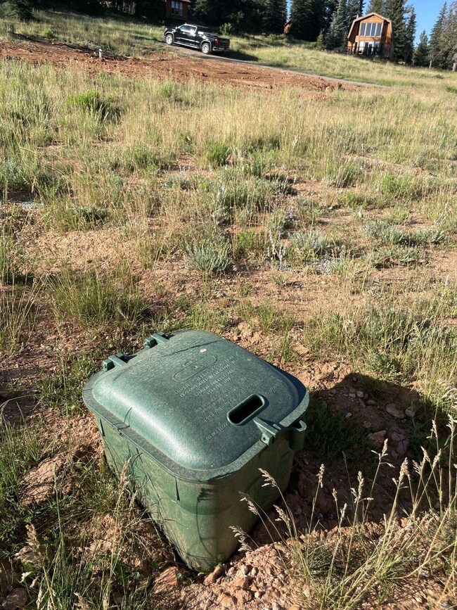 Buried and Owned Propane tanl