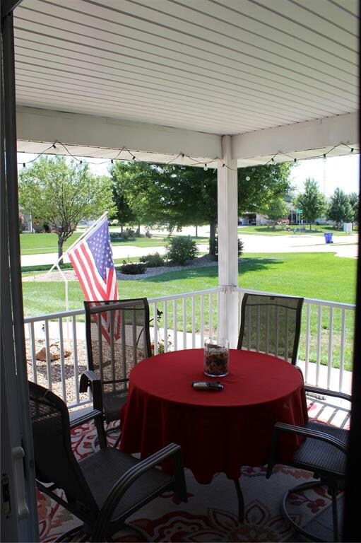 View of porch with ample room for furniture.