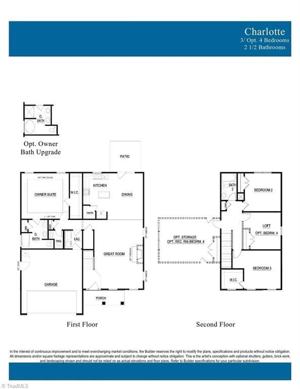 Rendering of floor plan layout.