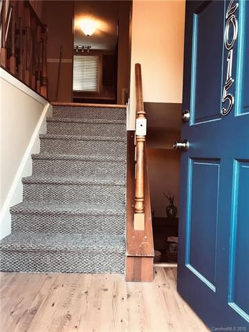 Entrance into this beautiful home leading up to th