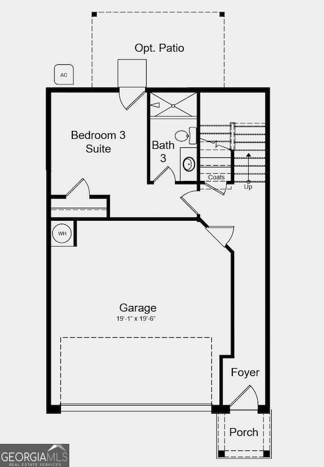 Lower Level Floor Plan - Structural options added 