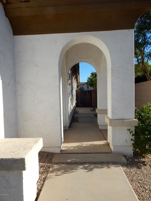 ARCHED ENTRY