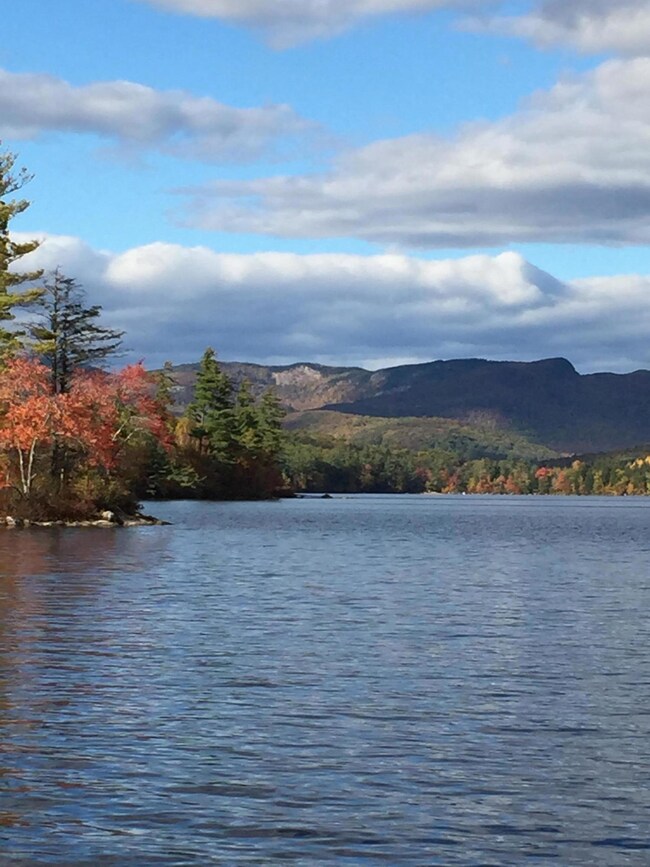 Lake from dock Fall
