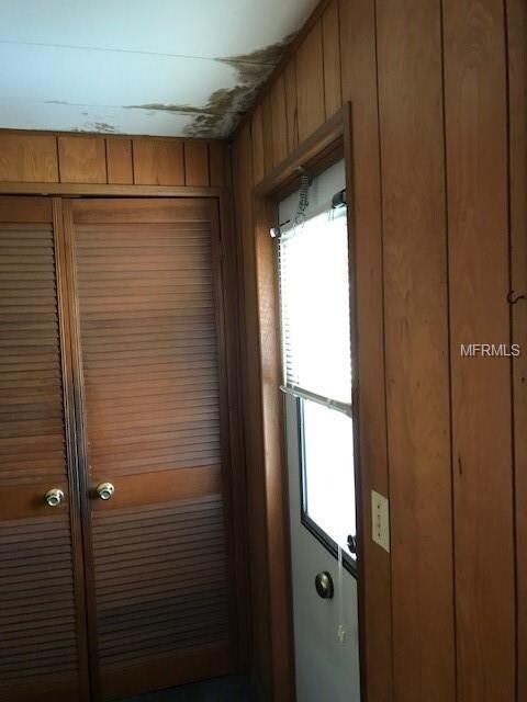 Door entrance into kitchen