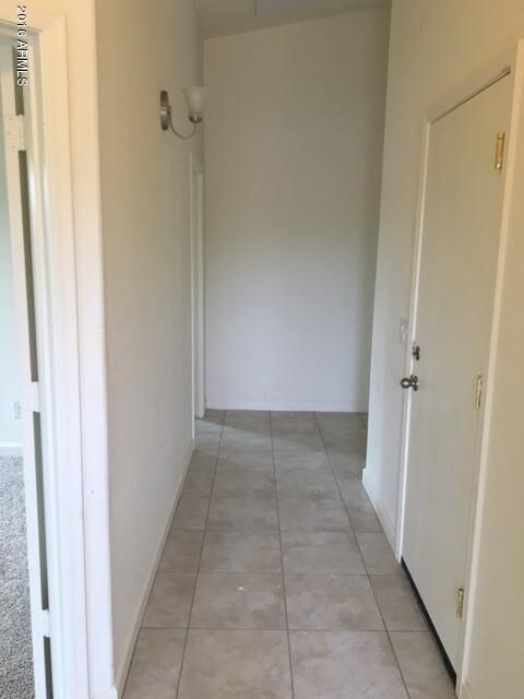 Tile  in hallway