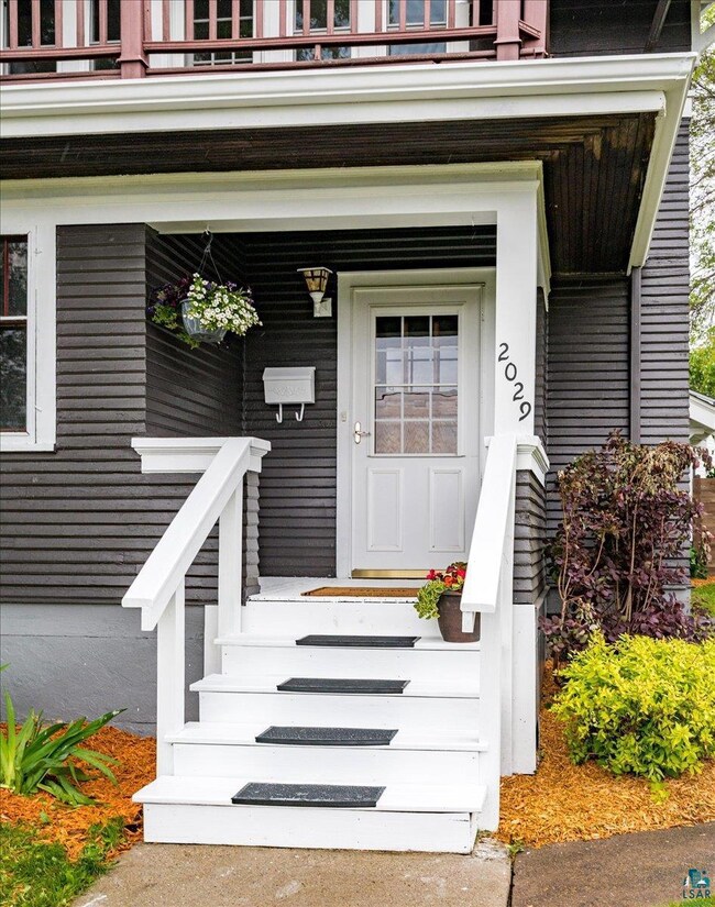 View of exterior entry