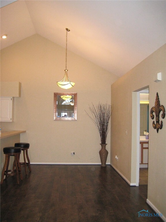 Looking from the Great Room to the Dining Room