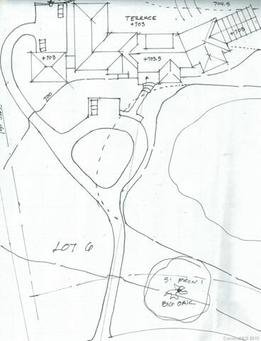 Previously proposed house location on lot (Plans a