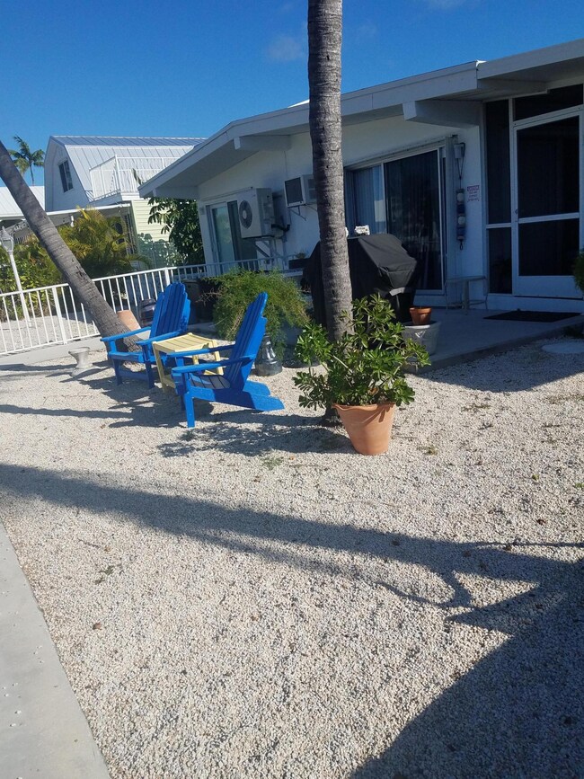 Canal side yard