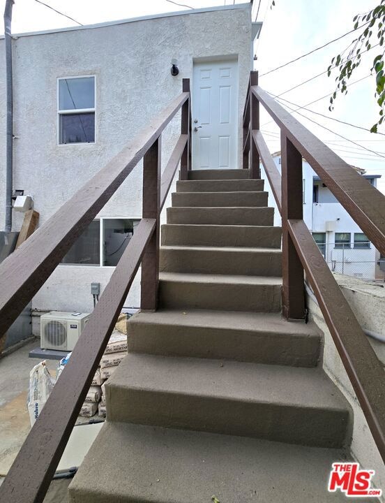 Stairs to the unit.