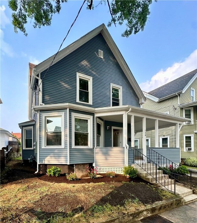 front of the house