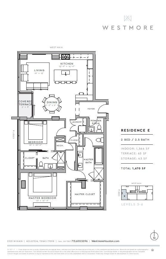 Residence 305 offers 2 bedrooms and 2 full and one