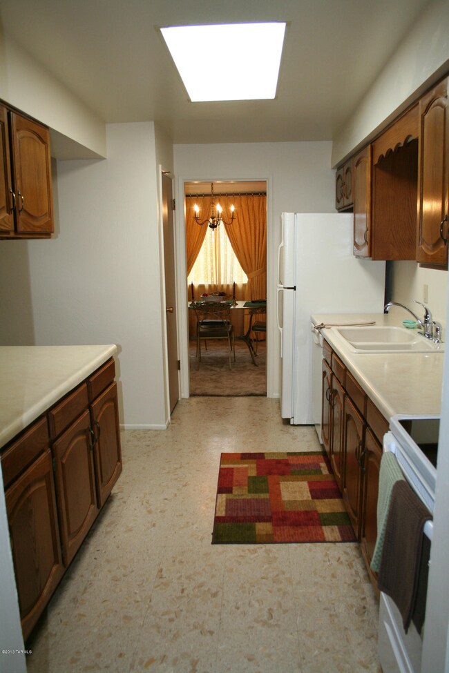 View from laundry room into kitchen!!