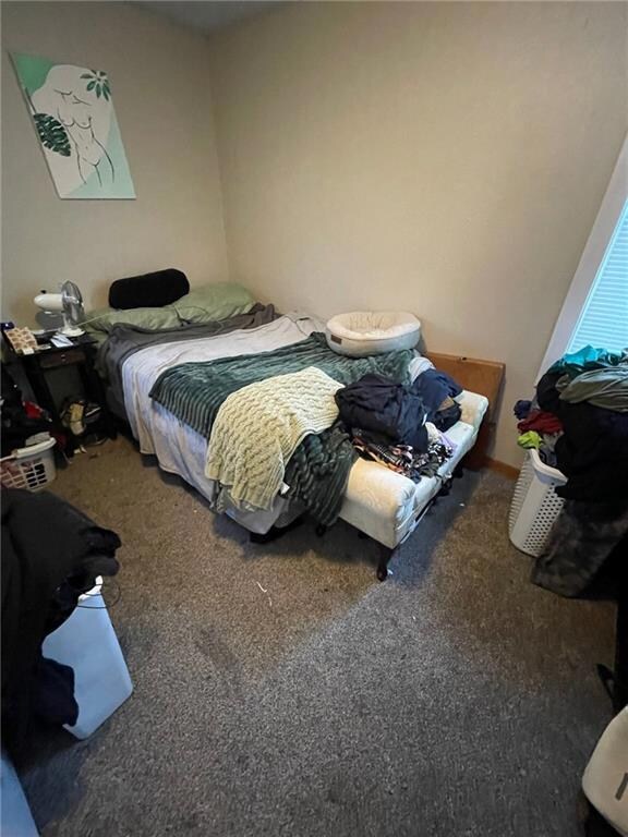 Newer carpeting in the bedroom