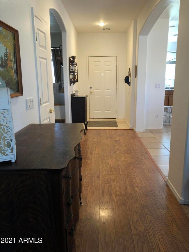 Inside front entry